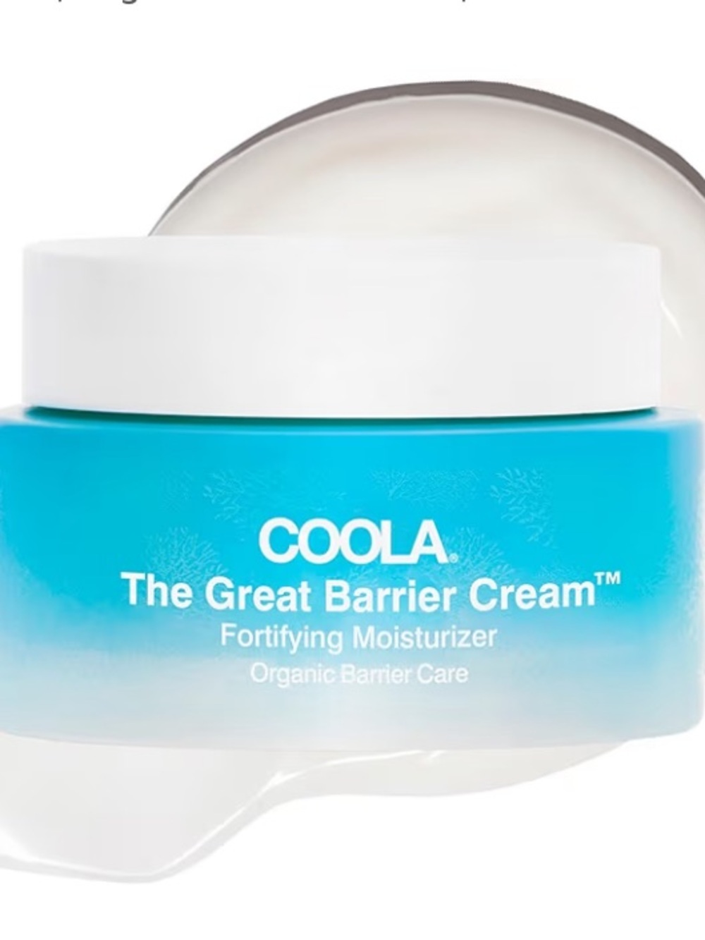COOLA Organic The Great Barrier Cream Face Moisturizer NEW Gluten Free 1.5 Fl Oz